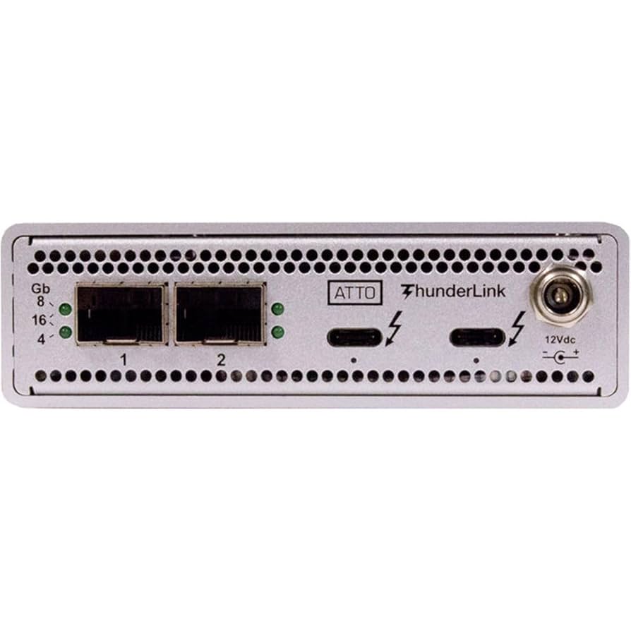 Amazon.com: ATTO 40Gb/s Thunderbolt 3 (2-Port) to 16Gb/s FC
